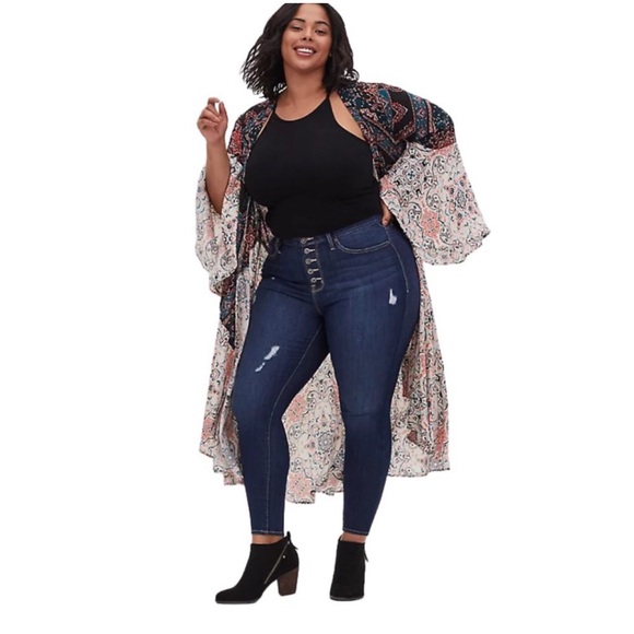 torrid Denim - TORRID Sky High Skinny Premium Stretch Size 18S